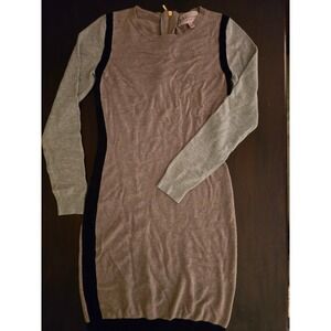 Philosophy Dress Knit Colorblock Long Sleeve Sheath Dress Size S